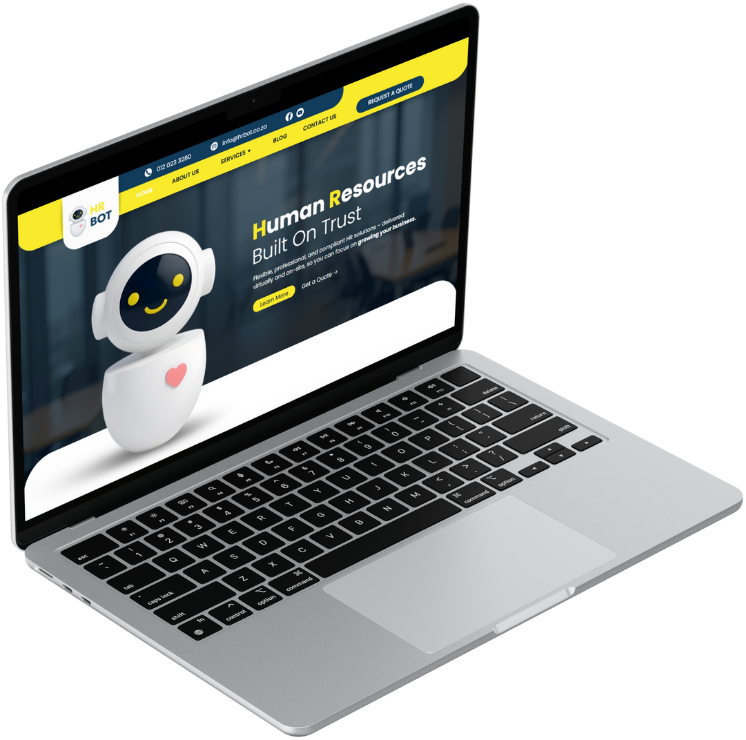 HRBot Website Concept & Vision